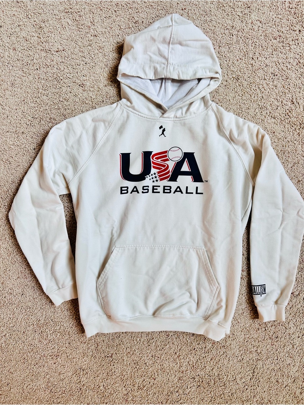 Baseballism USA Baseball Hoodie (size small)